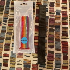 2-pack Apple Watch Band Velcro 38/40mm Rainbow Hunter